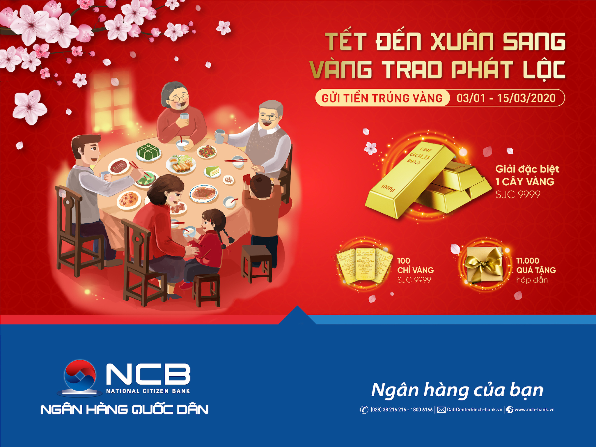 NCB TRIỂN KHAI CHƯƠNG TRÌNH KHUYẾN MẠI 