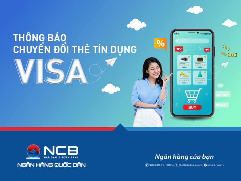 THÔNG BÁO CHUYỂN ĐỔI THẺ TÍN DỤNG VISA