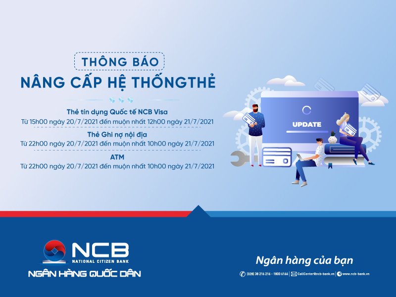 THÔNG BÁO NÂNG CẤP HỆ THỐNG QUẢN LÝ THẺ