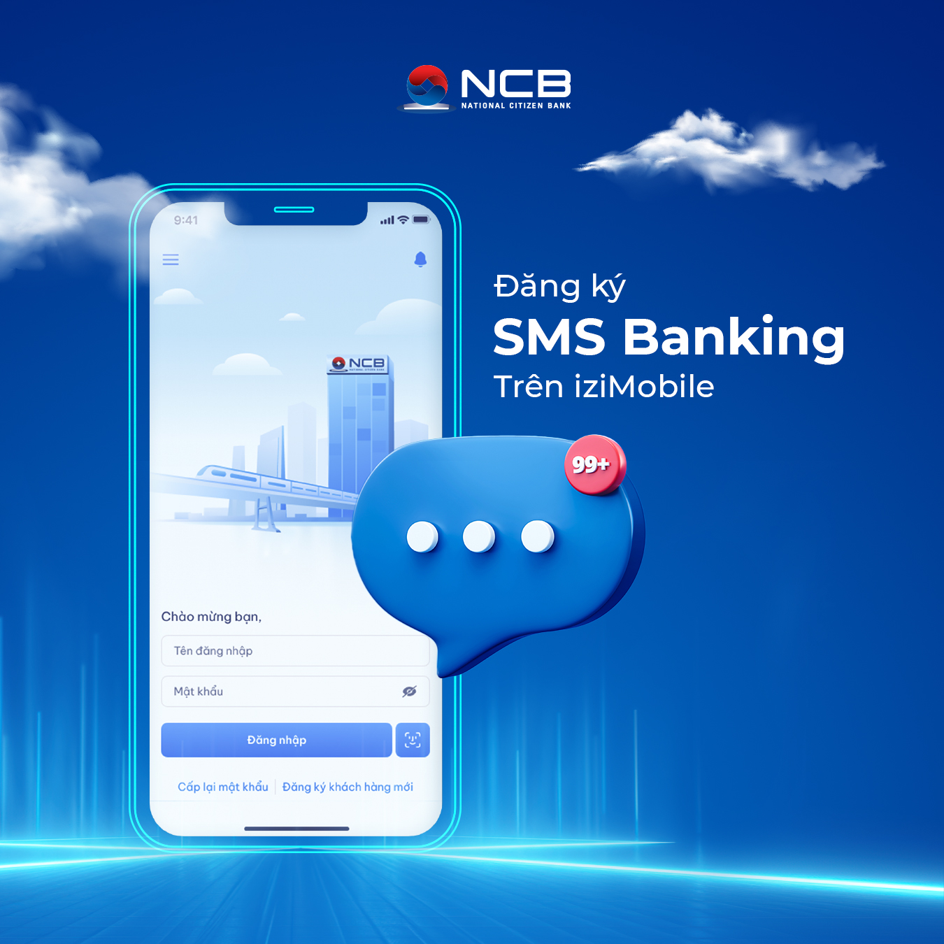 ĐĂNG KÝ SMS BANKING TRÊN IZIMOBILE