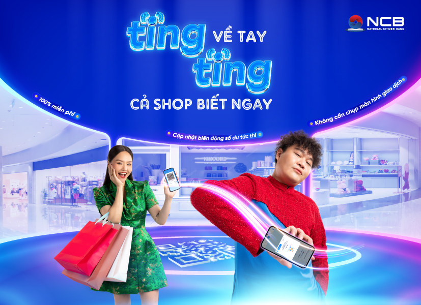 Dễ dàng chia sẻ biến động số dư trên ứng dụng của ngân hàng NCB