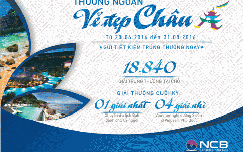 THƯỞNG NGOẠN VẺ ĐẸP CHÂU Á CÙNG NCB