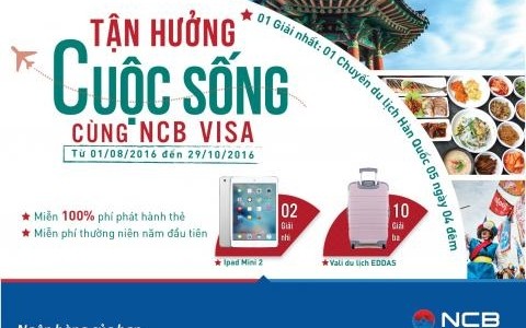 KẾT QUẢ QUAY SỐ TRÚNG THƯỞNG CHƯƠNG TRÌNH “ TẬN HƯỞNG CUỘC SỐNG CÙNG NCB VISA”