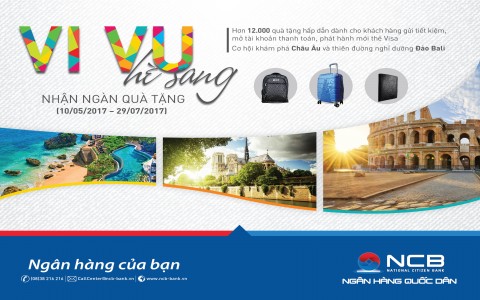 VI VU HÈ SANG NHẬN NGÀN QUÀ TẶNG CÙNG NCB