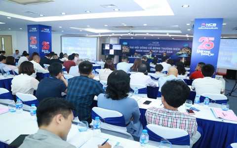 NCB TỔ CHỨC THÀNH CÔNG ĐẠI HỘI ĐỒNG CỔ ĐÔNG THƯỜNG NIÊN 2020