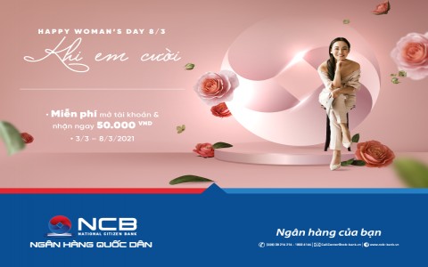 NCB TRI ÂN KHÁCH HÀNG NỮ NHÂN DỊP 8-3