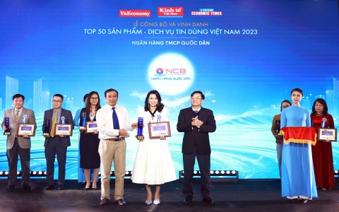 NGÂN HÀNG SỐ NCB IZIBANKBIZ LỌT TOP 50 SẢN PHẨM - DỊCH VỤ TIN DÙNG VIỆT NAM 2023