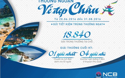 THƯỞNG NGOẠN VẺ ĐẸP CHÂU Á CÙNG NCB